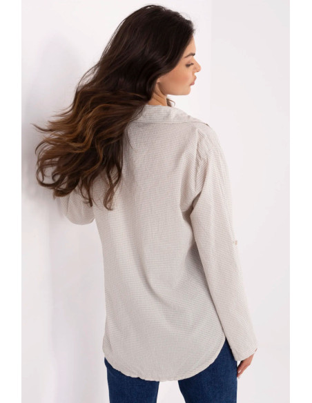 Chemise manche longue model 211444 Italy Moda