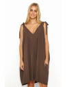 Robe de jour model 194349 Makadamia