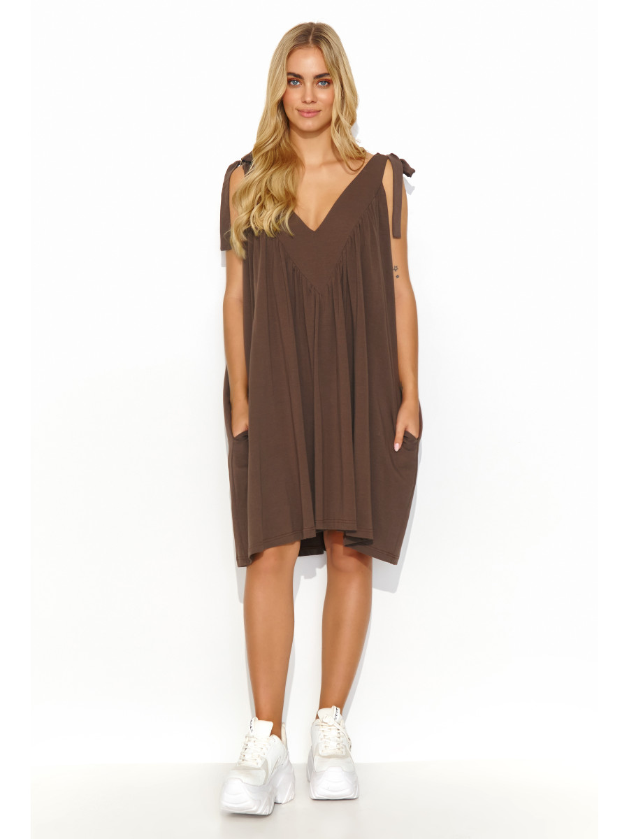 Robe de jour model 194349 Makadamia
