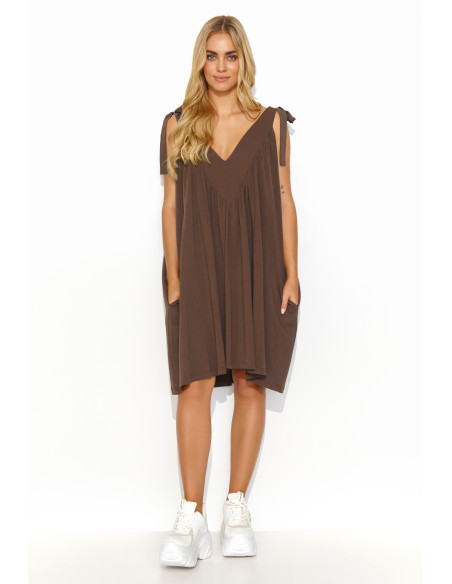 Robe de jour model 194349 Makadamia