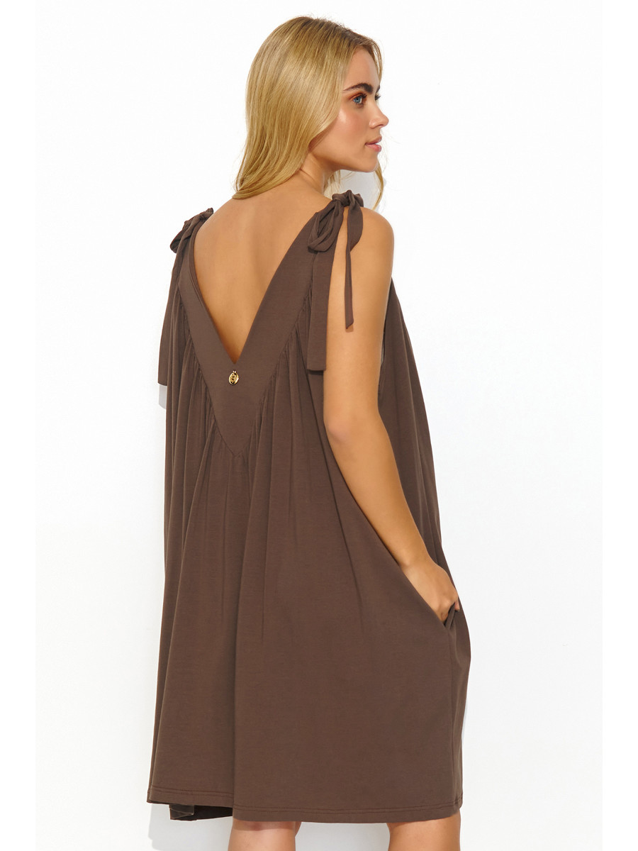 Robe de jour model 194349 Makadamia