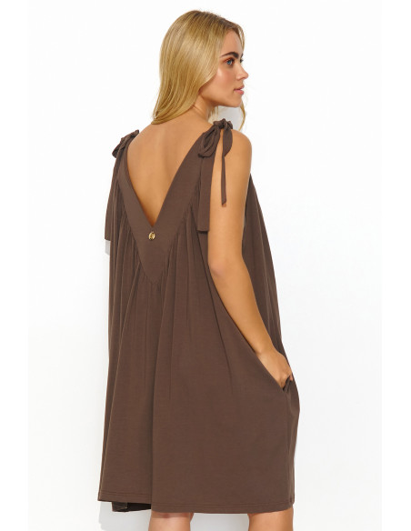 Robe de jour model 194349 Makadamia