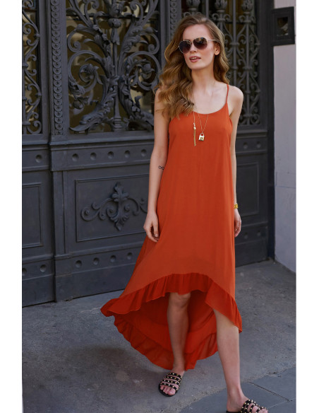 Robe de jour model 145599 Makadamia