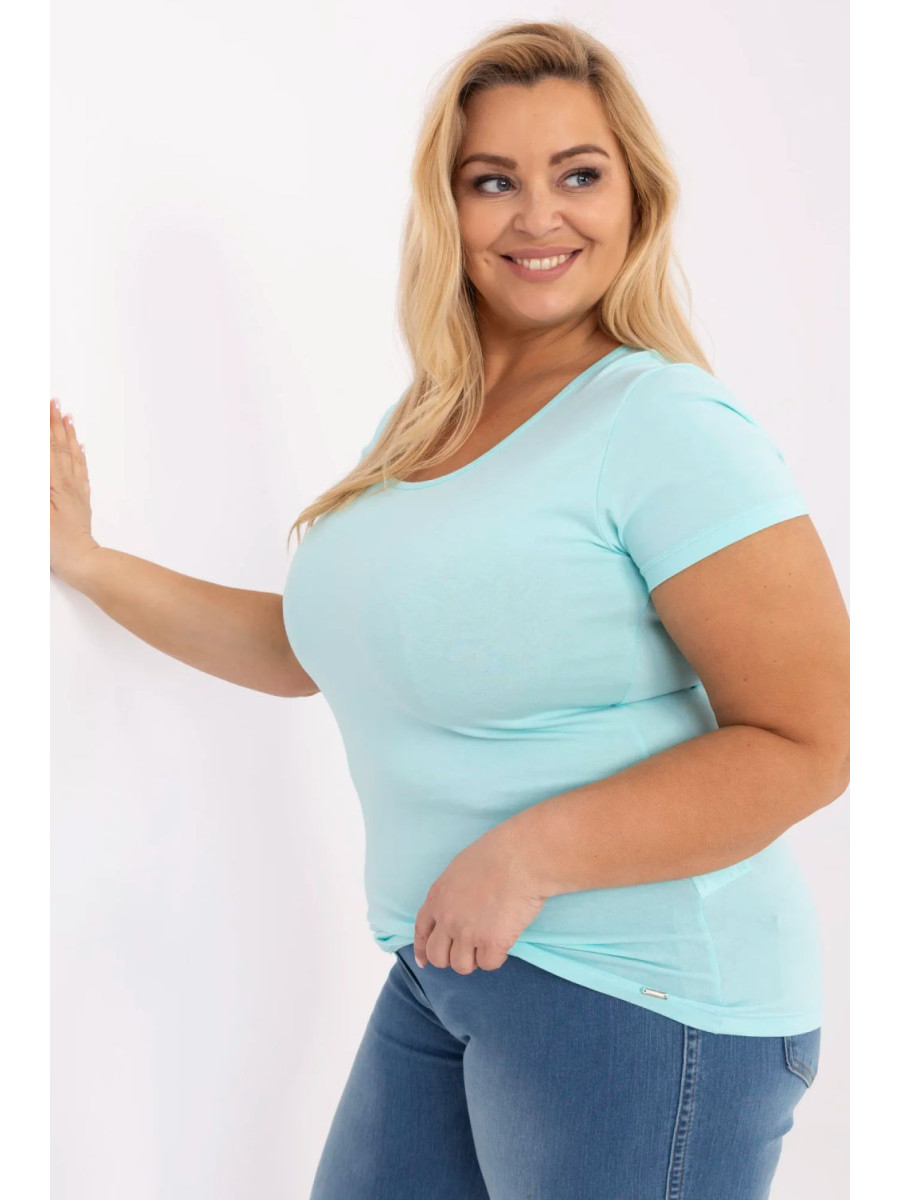 Plus size T-shirt model 211769 Relevance