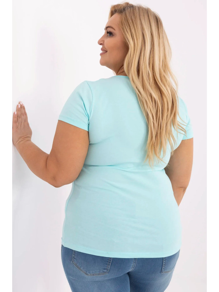 Plus size T-shirt model 211769 Relevance