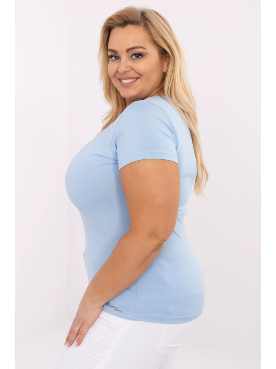 Plus size T-shirt model 211762 Relevance