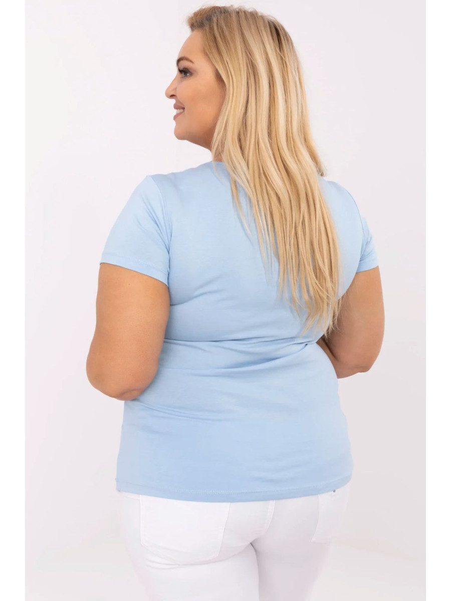 Plus size T-shirt model 211762 Relevance