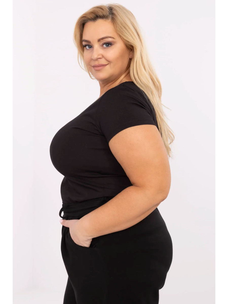 Plus size T-shirt model 211764 Relevance