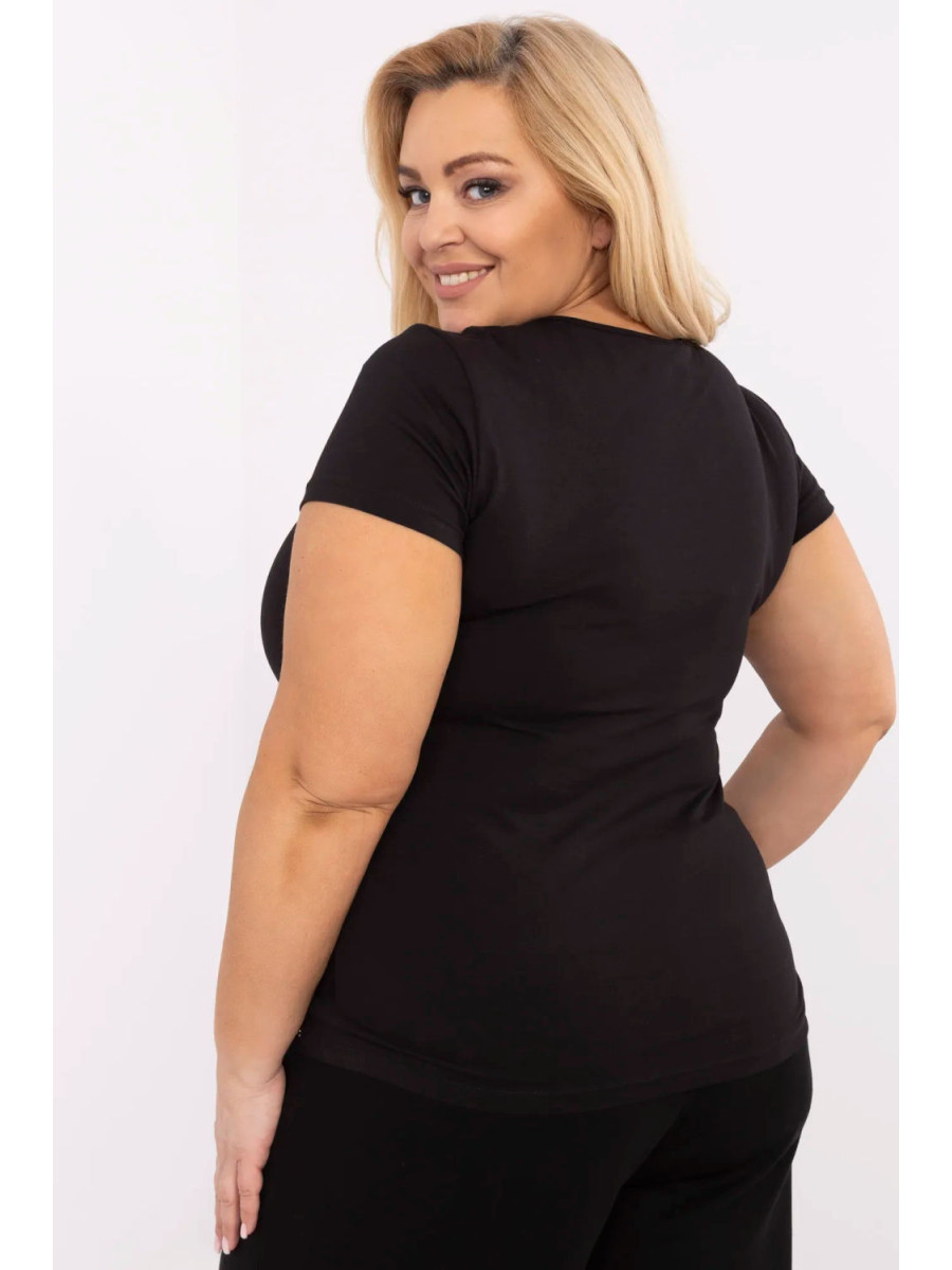 Plus size T-shirt model 211764 Relevance