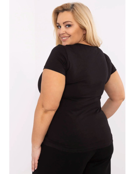 Plus size T-shirt model 211764 Relevance