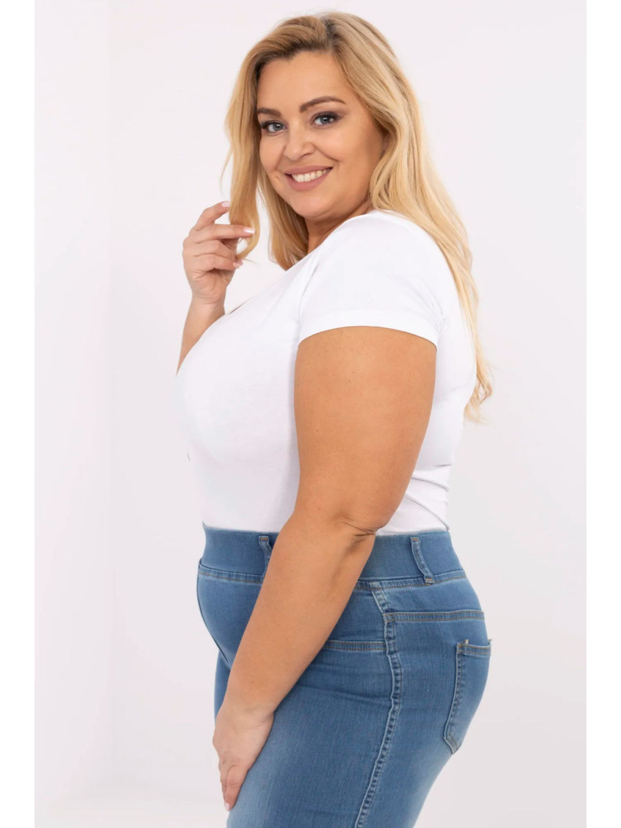 Plus size T-shirt model 211765 Relevance