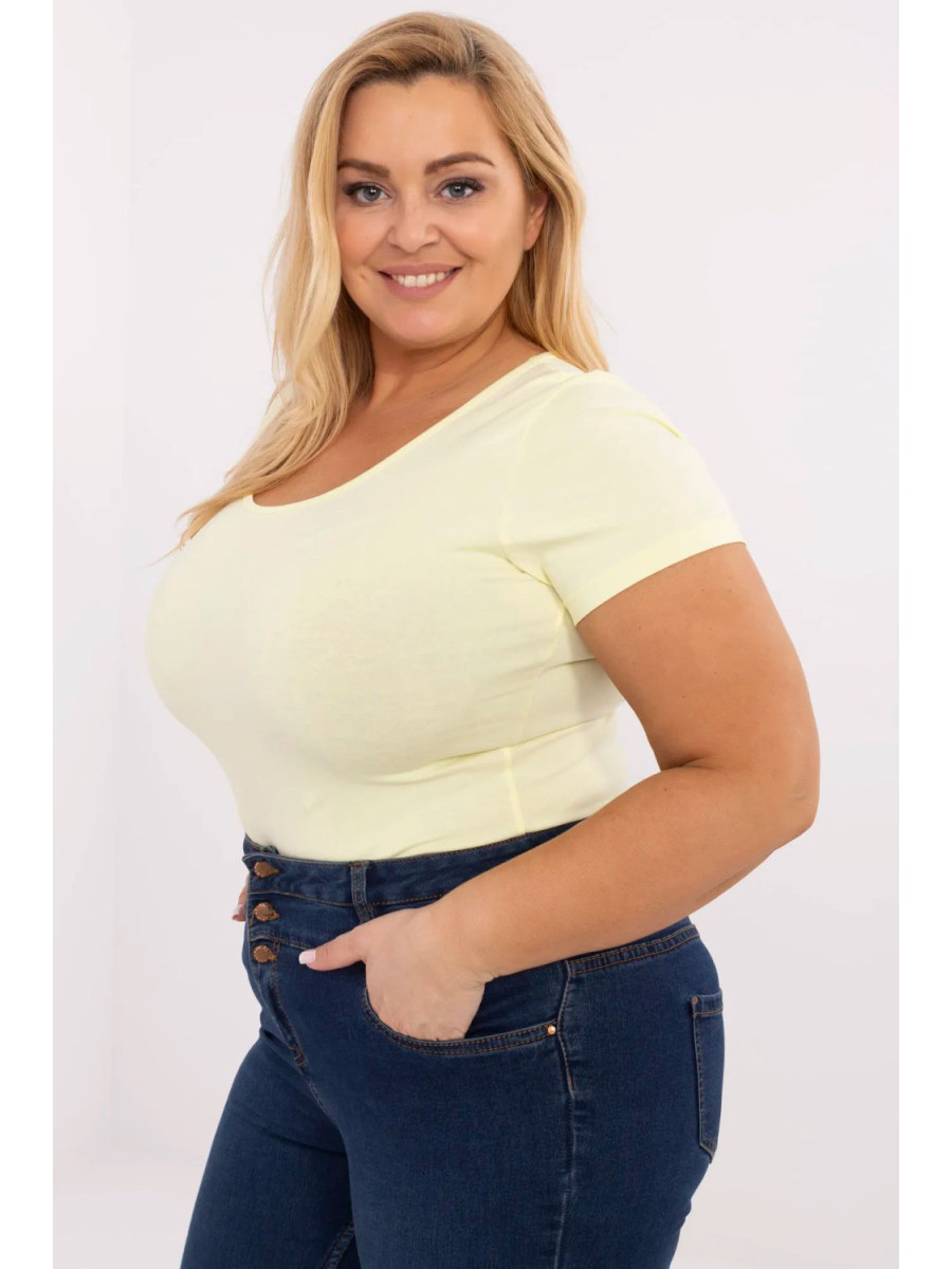 Plus size T-shirt model 211766 Relevance