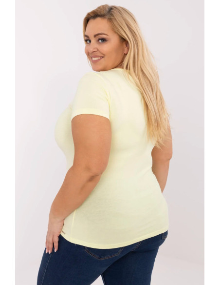 Plus size T-shirt model 211766 Relevance
