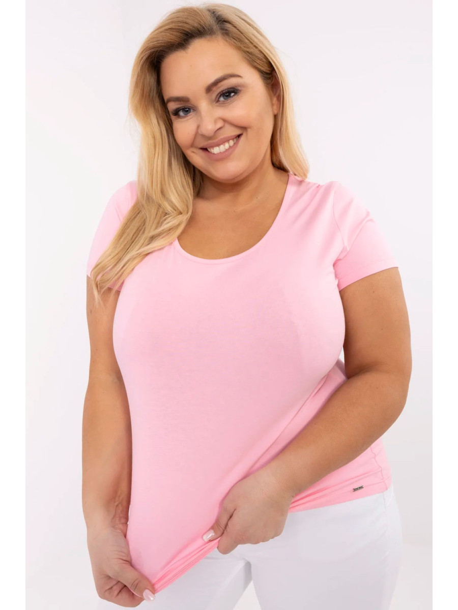 Plus size T-shirt model 211767 Relevance