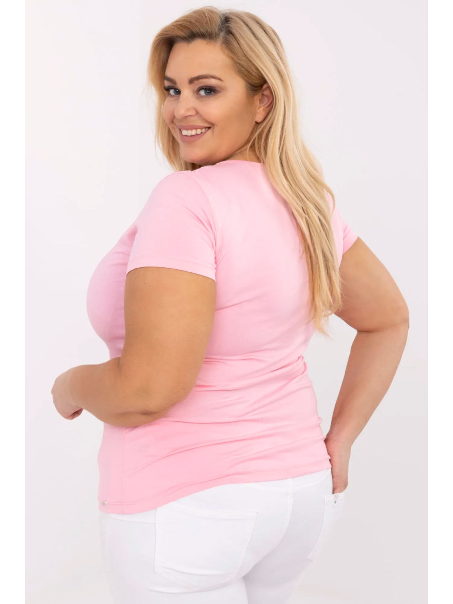 Plus size T-shirt model 211767 Relevance