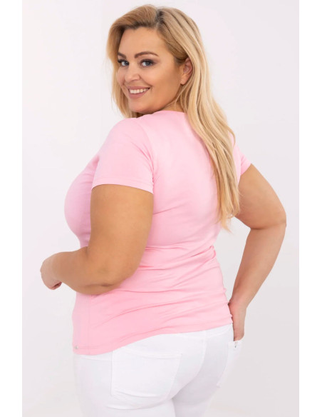 Plus size T-shirt model 211767 Relevance