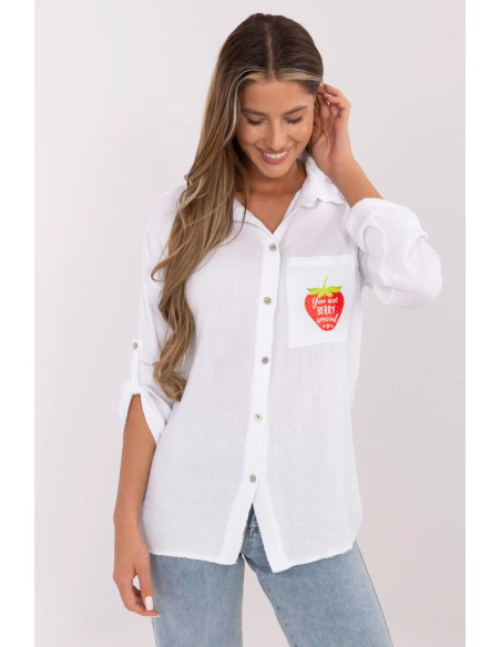 Chemise manche longue model 212062 Italy Moda