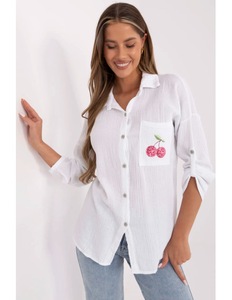 Chemise manche longue model 212063 Italy Moda