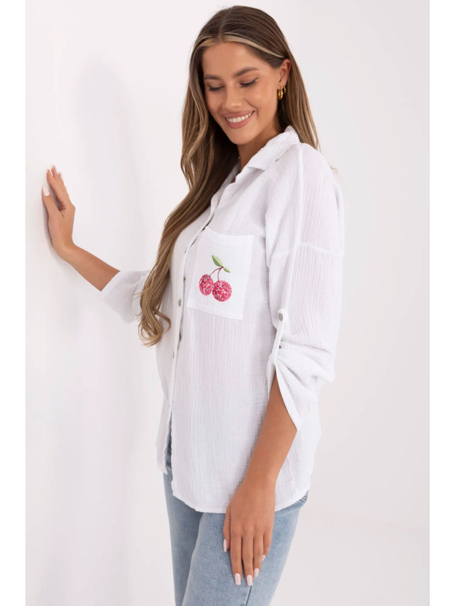 Chemise manche longue model 212063 Italy Moda