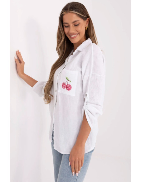 Chemise manche longue model 212063 Italy Moda
