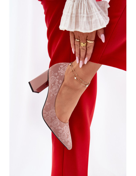 Escarpins talon large model 212334 Step in style