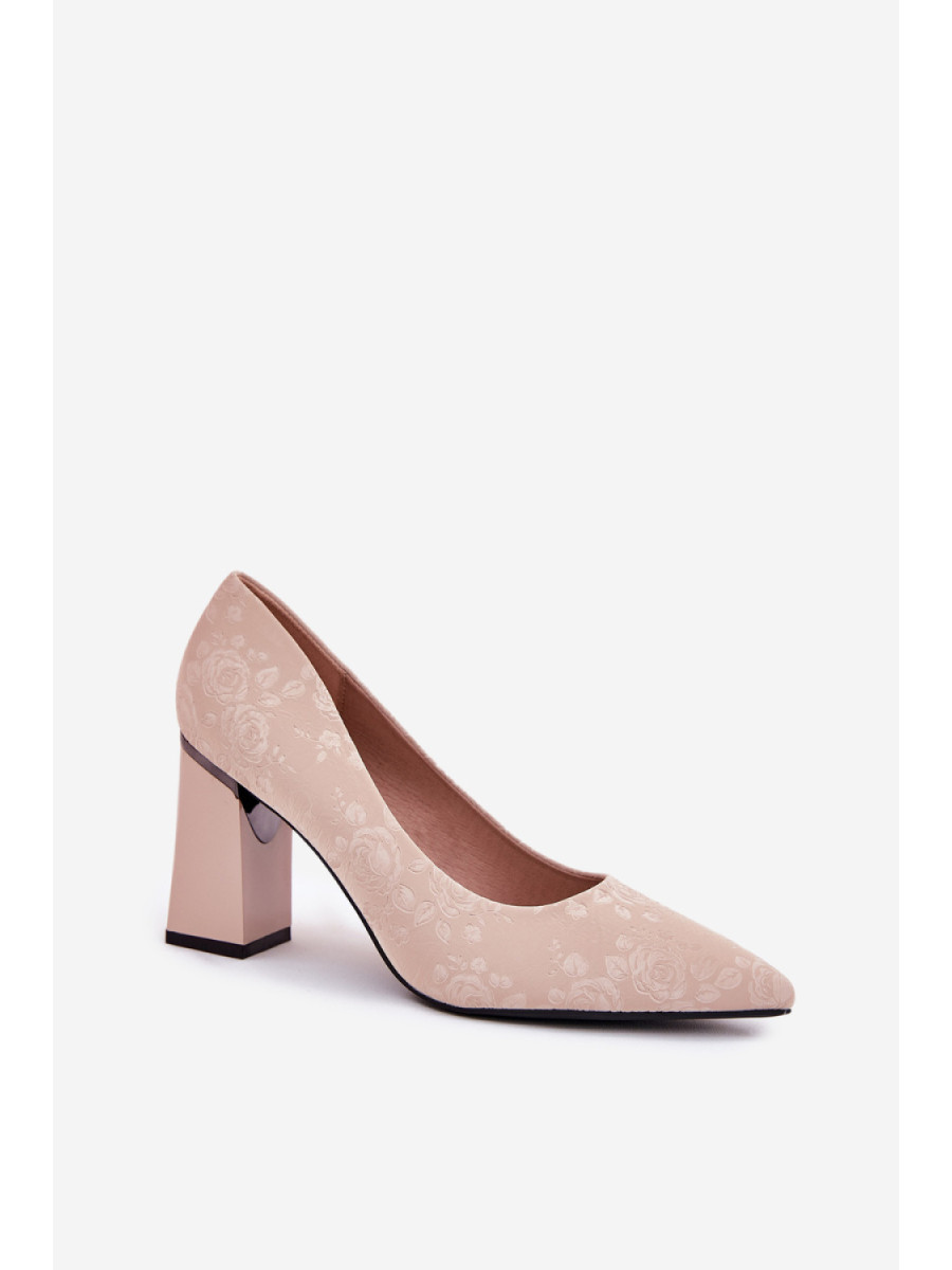 Escarpins talon large model 212335 Step in style