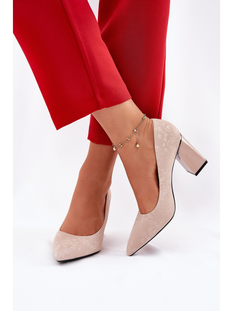 Escarpins talon large model 212335 Step in style