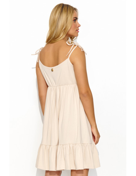Robe de jour model 194337 Makadamia