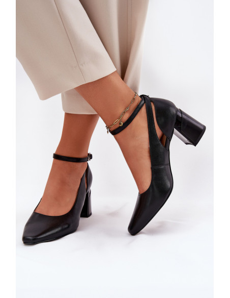 Escarpins talon large model 212614 Step in style