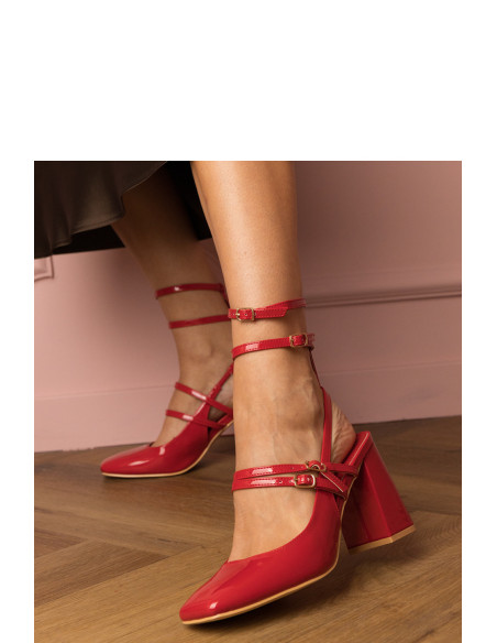 Escarpins talon large model 213750 PRIMO