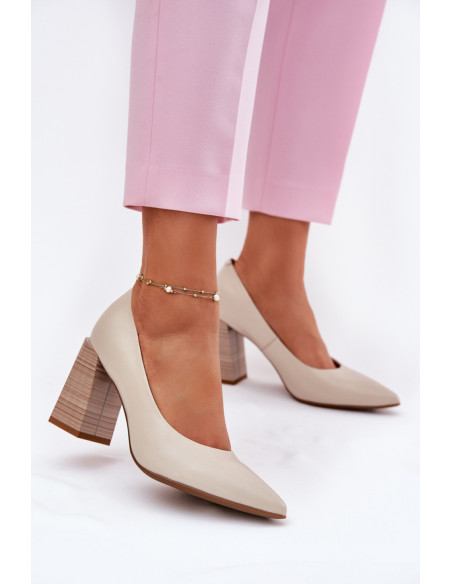 Escarpins talon large model 213892 Step in style